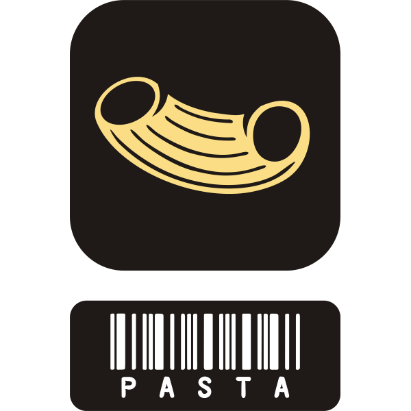 SVG Pasta icon vector drawing
