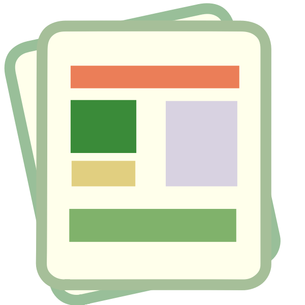 SVG Pastel colored smartphone icon for finance document vector image