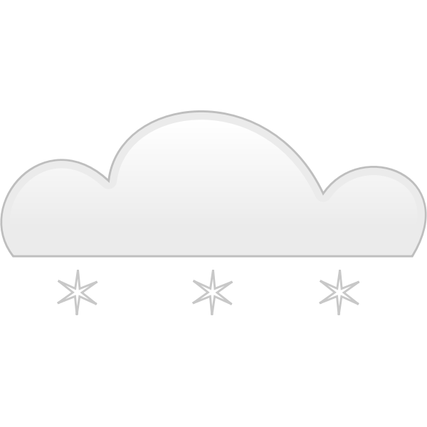 SVG Pastel colored snow sign vector clip art