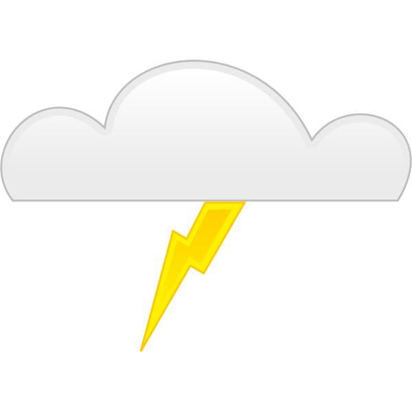 SVG Pastel colored symbol for thunder vector graphics