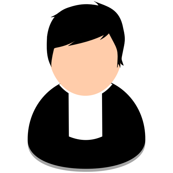 SVG Pastor avatar vector image