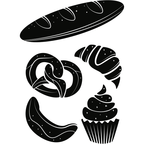 SVG pastry vector pdv