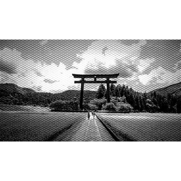 SVG Path to tori gate