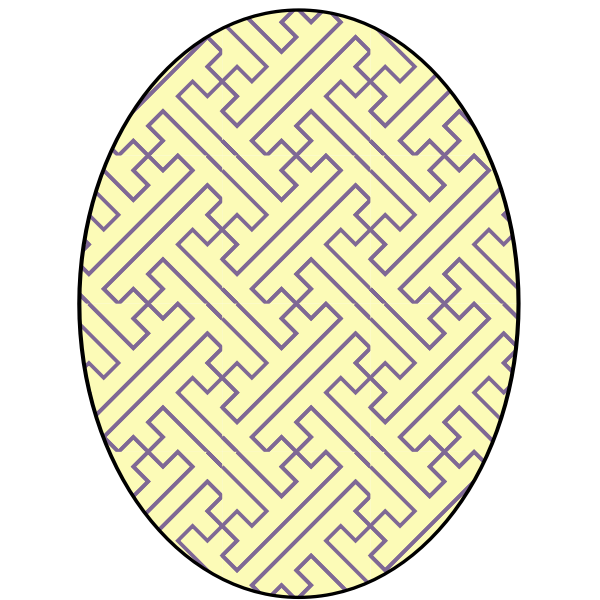 SVG Pattered egg