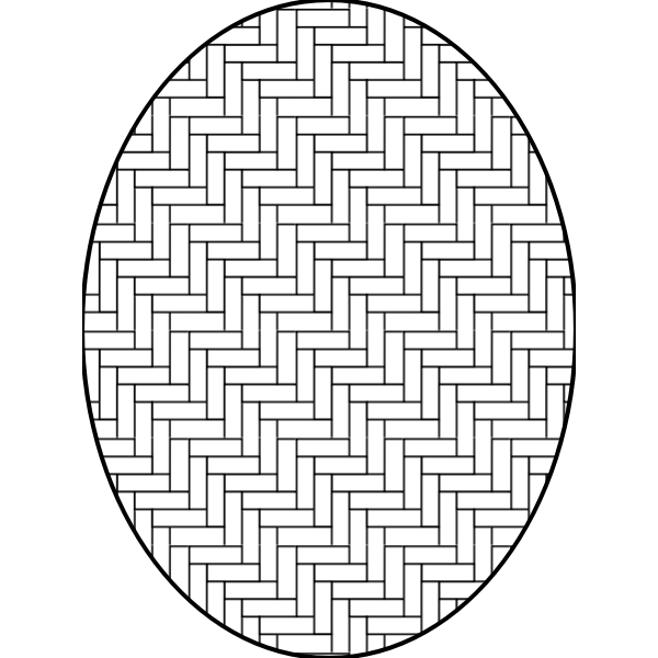 SVG pattern herringbone outline