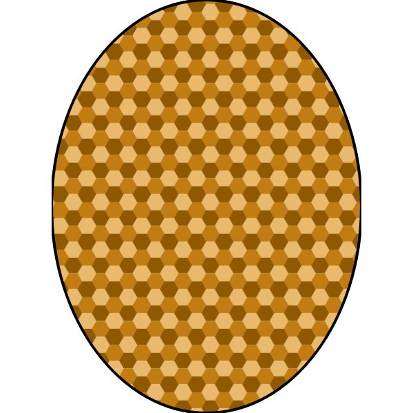 SVG pattern honeycomb beige