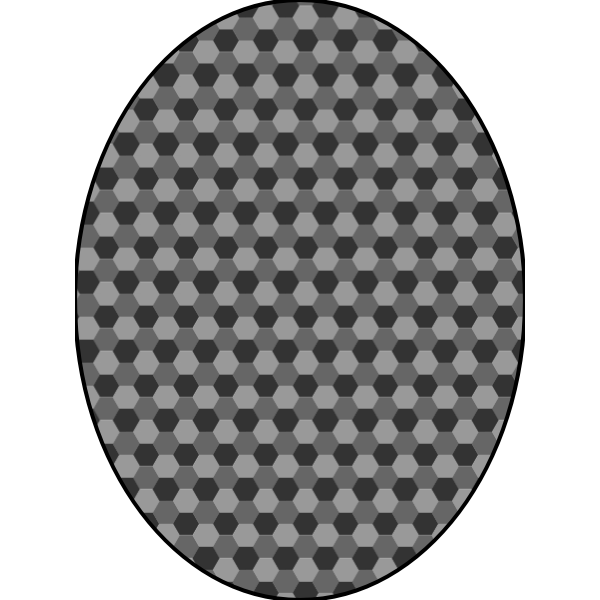 SVG pattern honeycomb gray