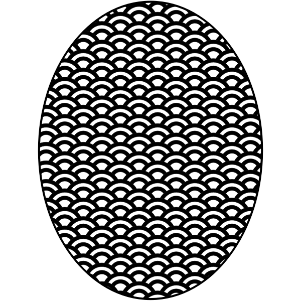 SVG Patterned egg