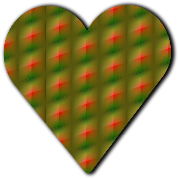 SVG PatternedHeart16