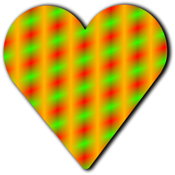 SVG PatternedHeart7