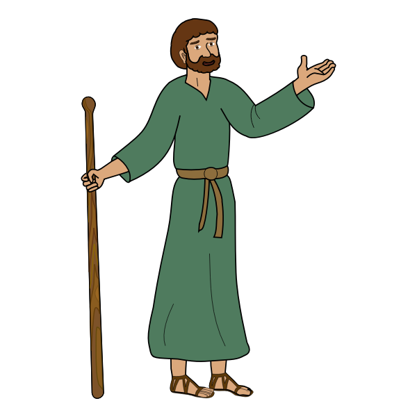 SVG Paul of Tarsus vector graphics
