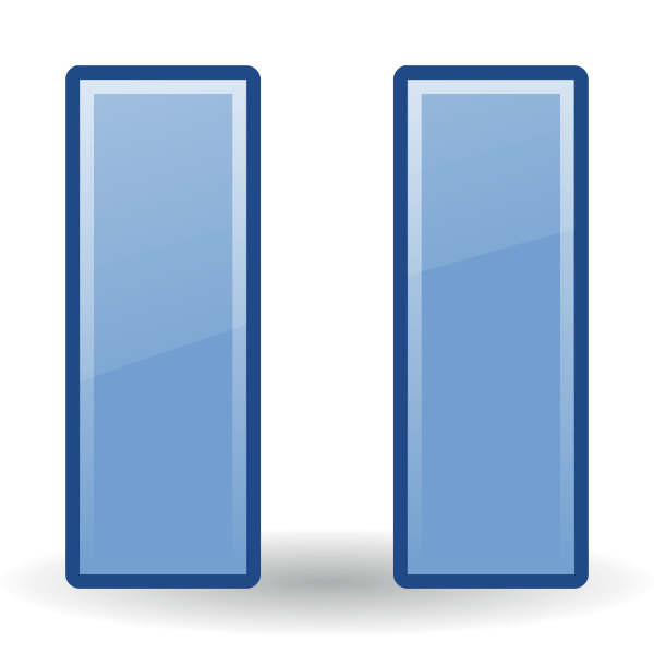 SVG Pause symbol