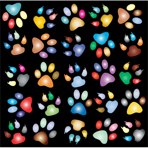 SVG Paw pattern