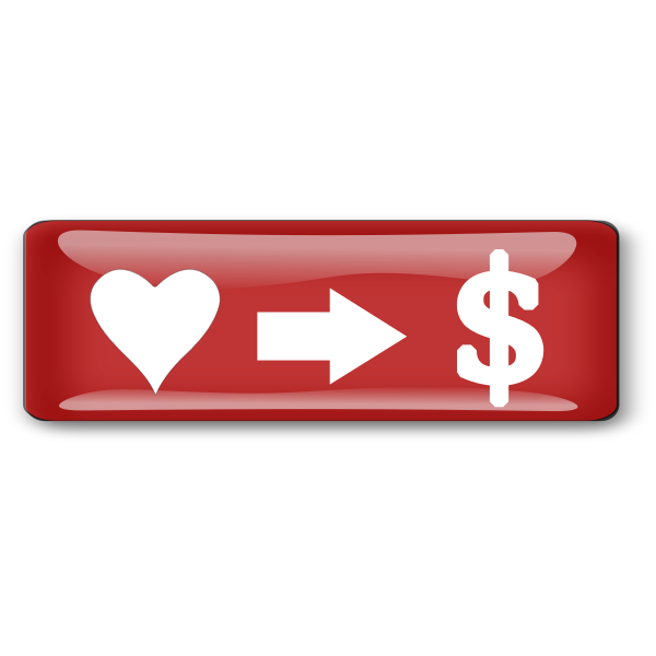 SVG Pay button vector image