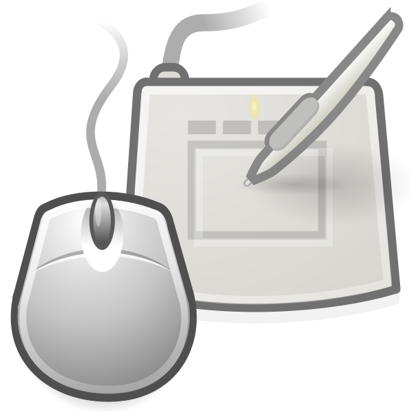 SVG PC drawing pad vector illustration