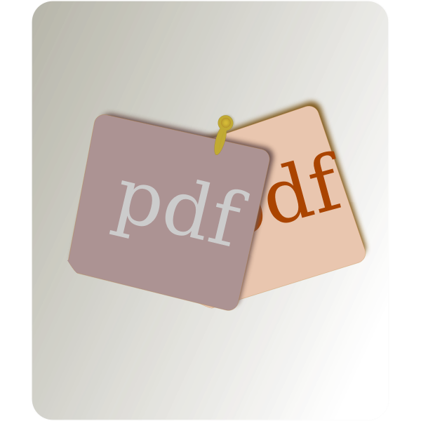 SVG PDF Merge Icon