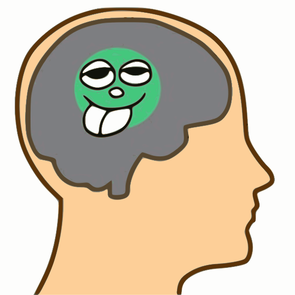 SVG Pea-sized brain illustration