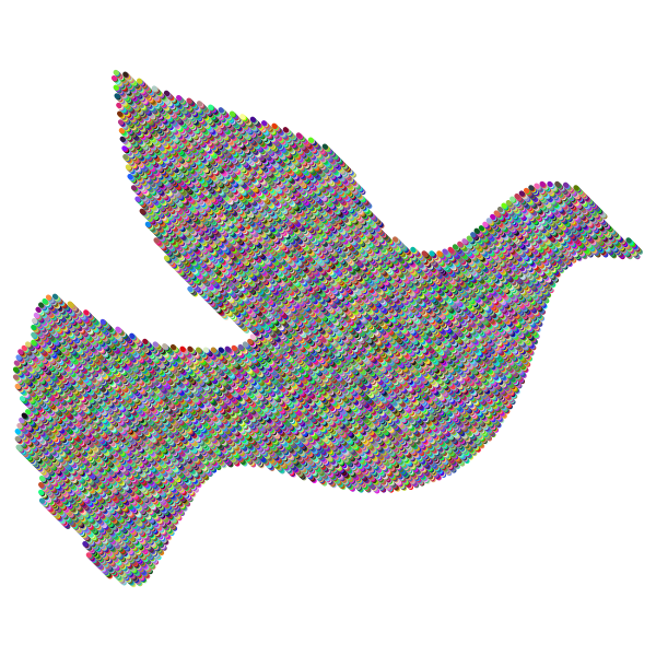 SVG Peace Dove Geometric
