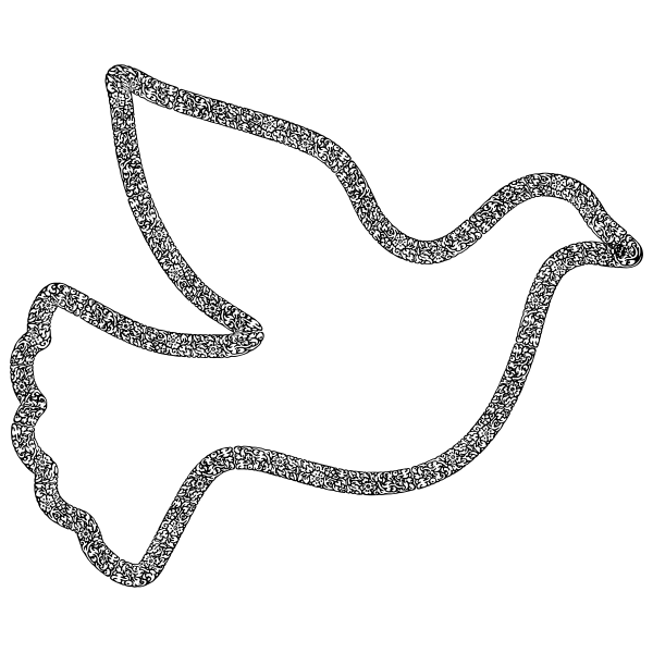 SVG Peace dove symbol