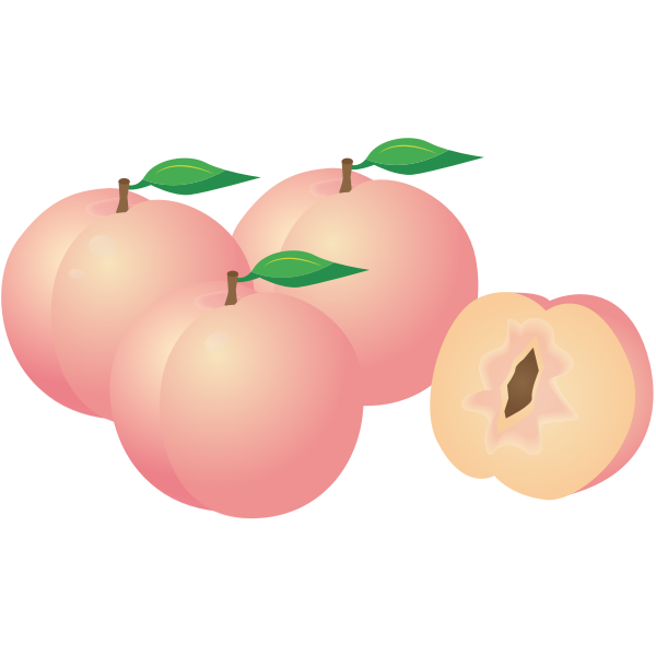 SVG Peaches
