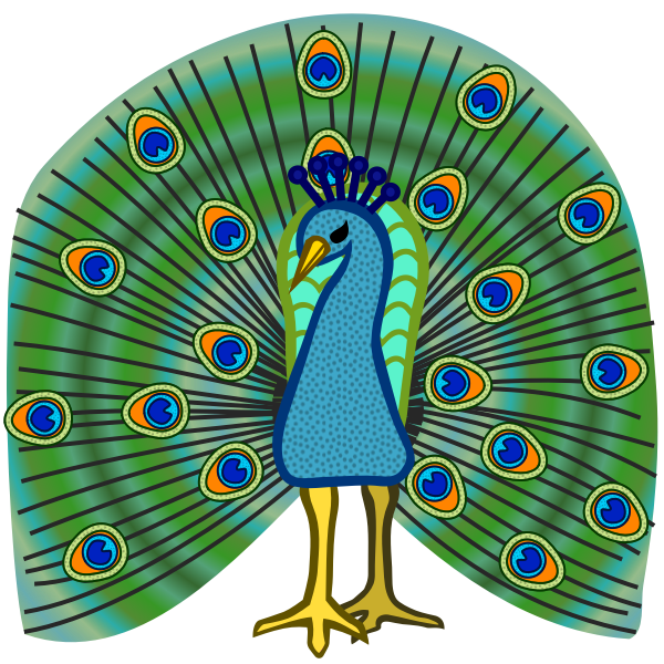 SVG Peacock
