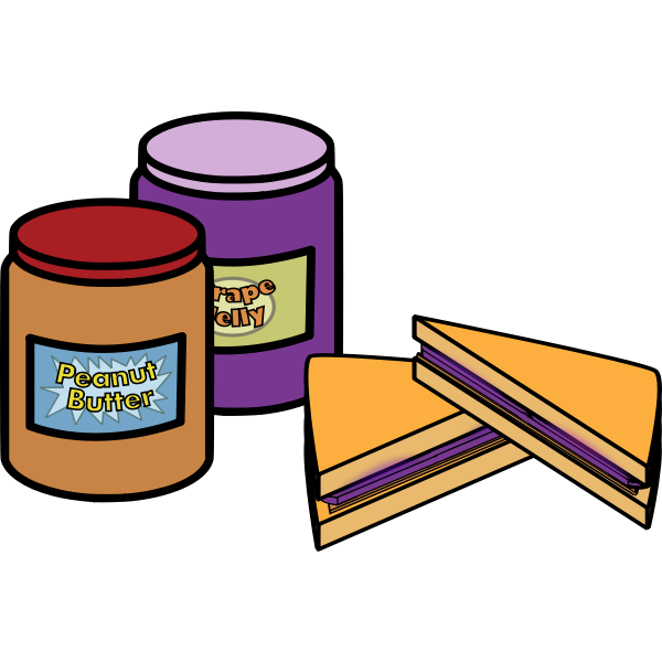 SVG Peanut butter and a sandwich