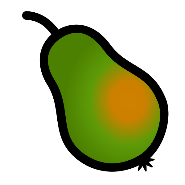SVG Pear icon 2