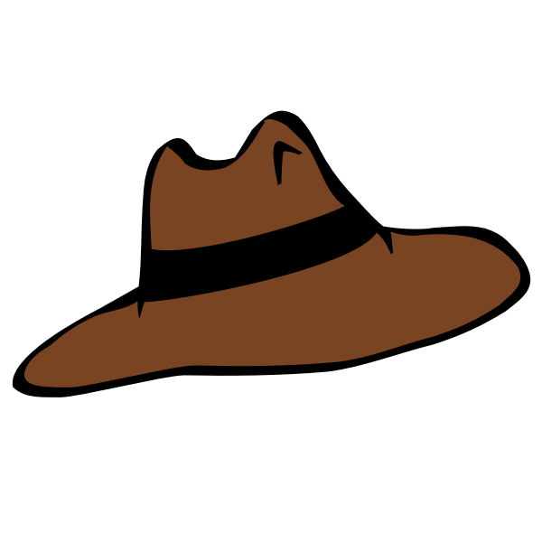 SVG Peasant hat vector clip art