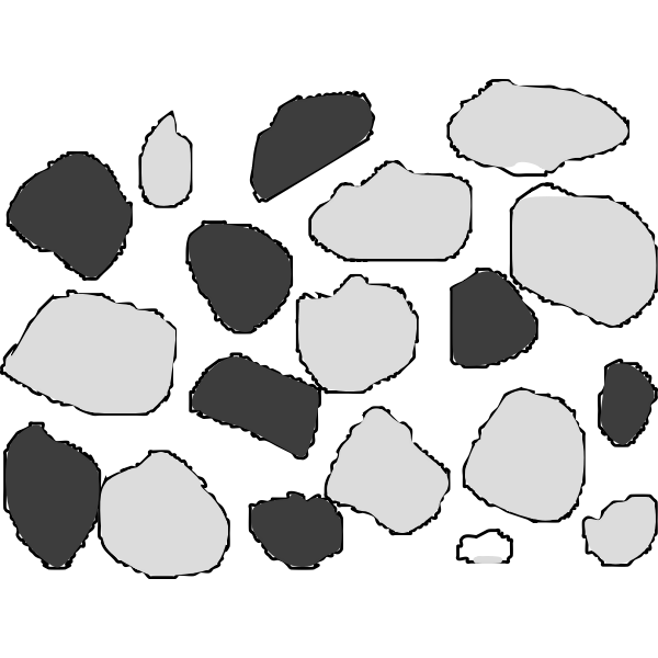 SVG pebbles