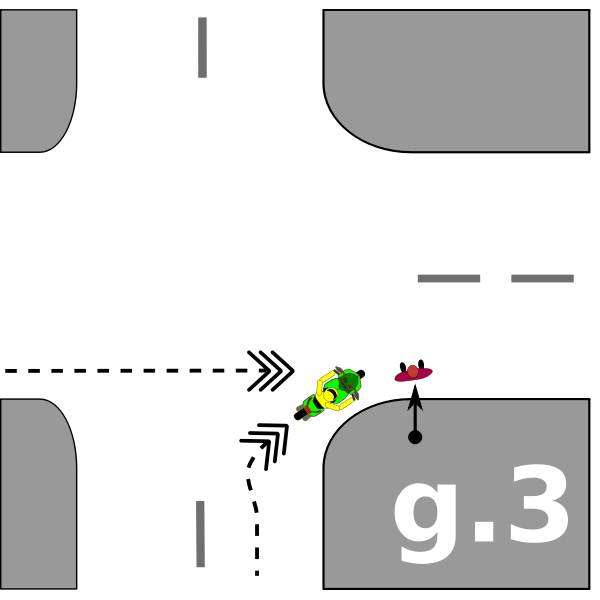 SVG Pedestrian and motorbike accident