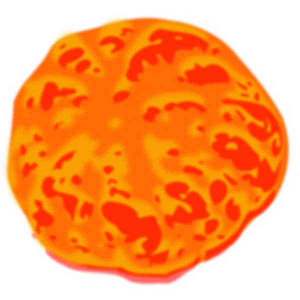 SVG Peeled tangerine