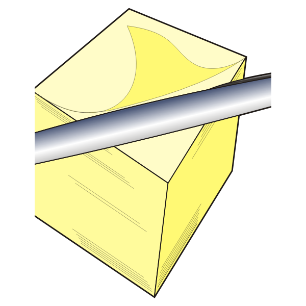 SVG Pen and notepad vector image