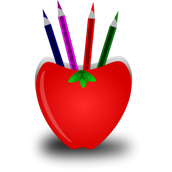 SVG Pen holder vector illustration