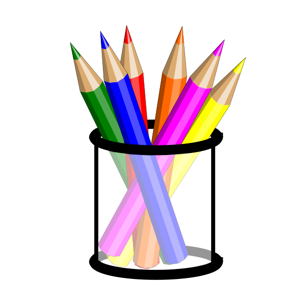 SVG Pencil cup