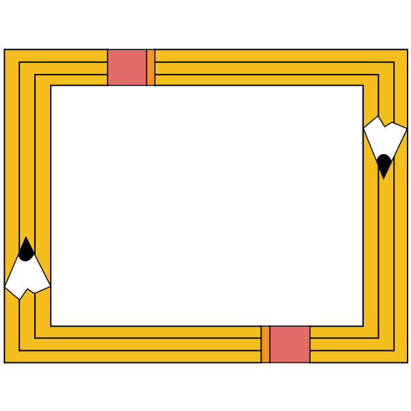 SVG Pencil frame image