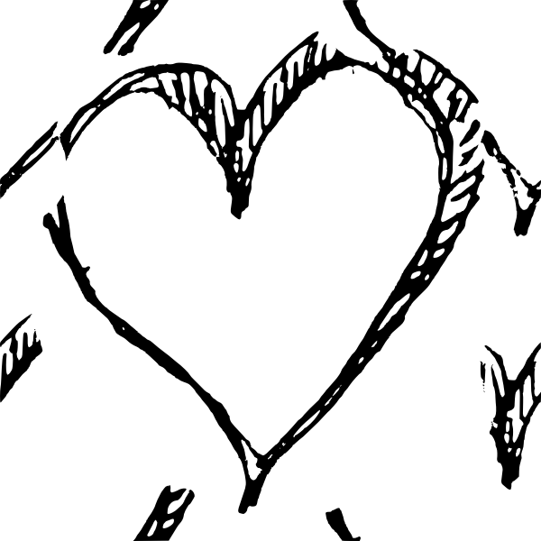 SVG Pencil heart