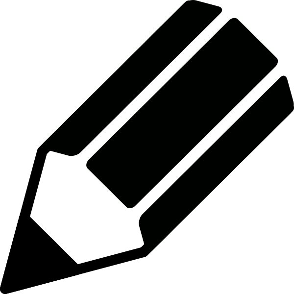 SVG Pencil pictogram vector illustration