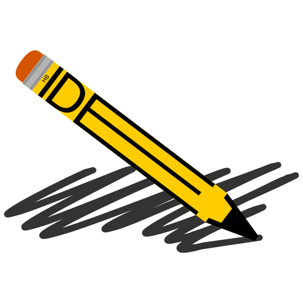 SVG Pencil scribbling