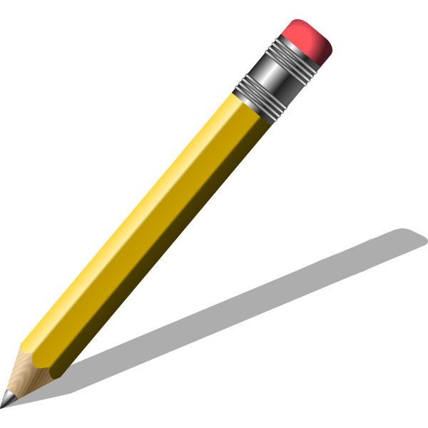 SVG Pencil with shadow