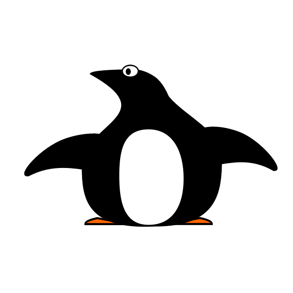 SVG penguin