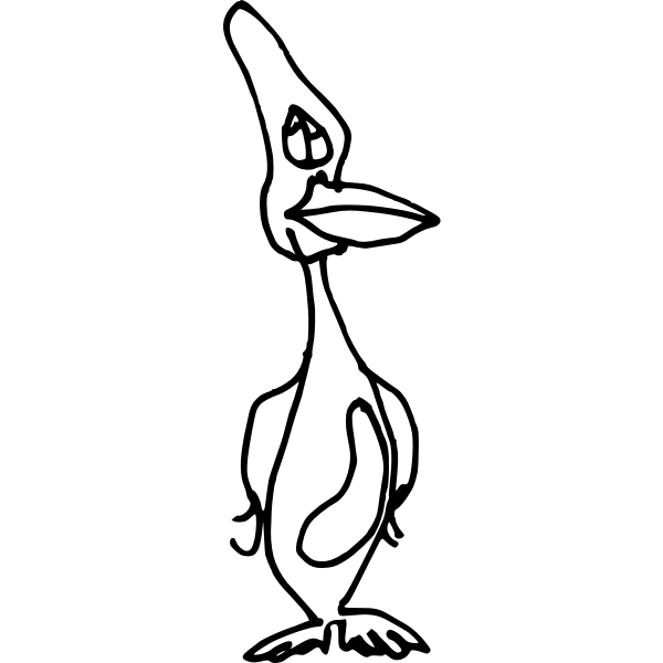 SVG Penguin bird