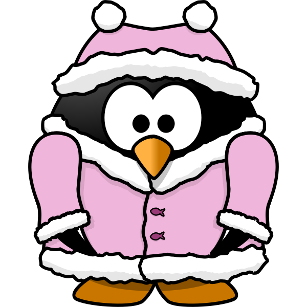 SVG Penguin chick