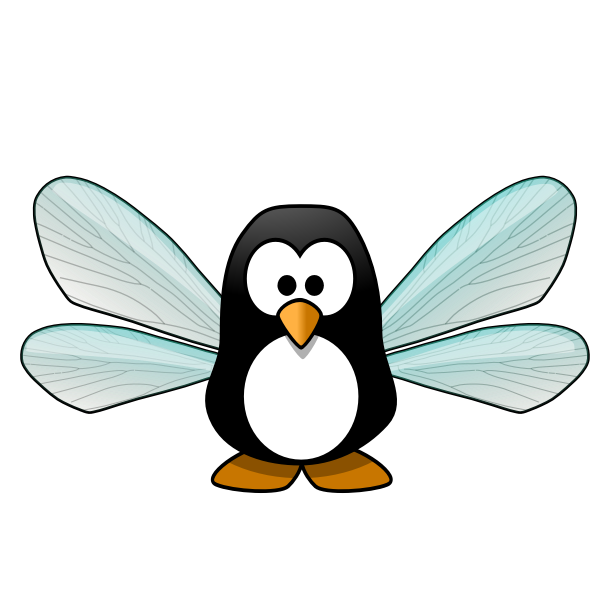 SVG Penguin fairy