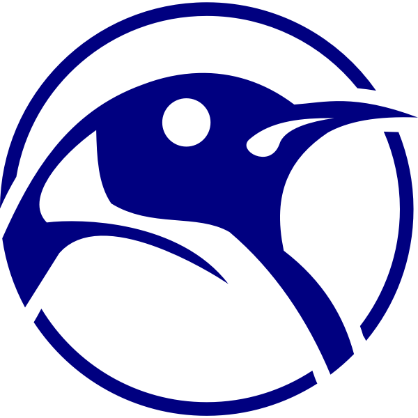 SVG Penguin head vector sign