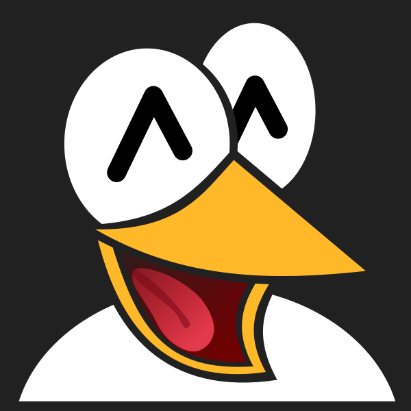 SVG Penguin laughing