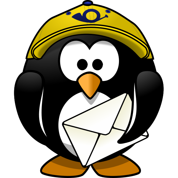 SVG Penguin postman