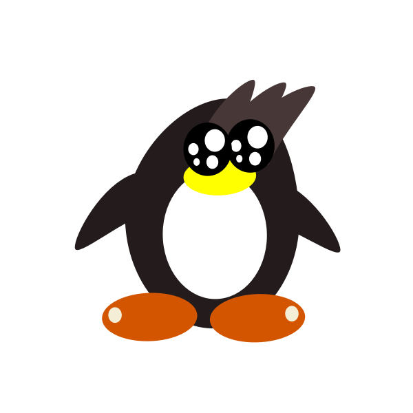 SVG penguin remastered