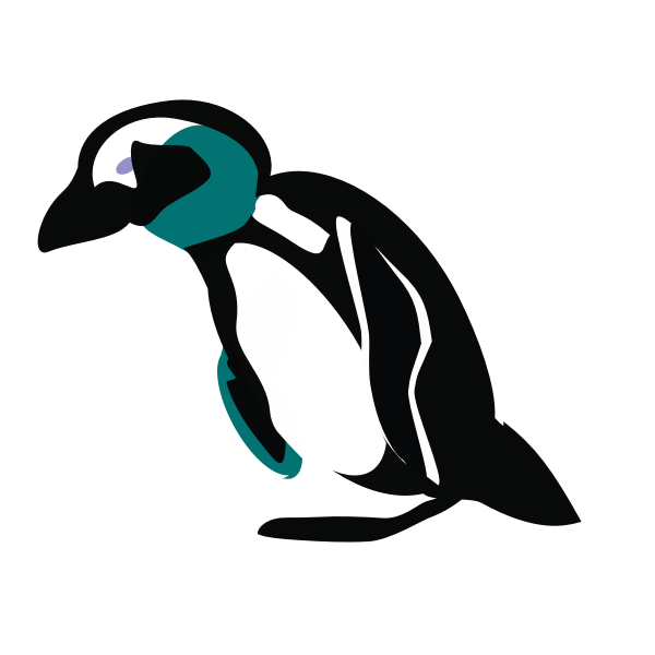SVG Penguin silhouette graphics