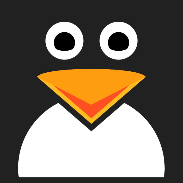 SVG Penguin039s face