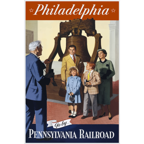 SVG Pennsylvania Railroad poster